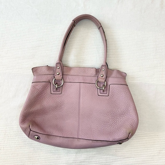Coach Penelope Pebble Leather Satchel in Lilac - Picture 9 of 13